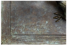 Ray Harryhausen Original Bronze Sculpture -- One of 12 in His Limited Edition Self-Portrait Entitled ''Giving Life to Fantasy''