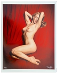 Tom Kelley Limited Edition Giclee Photograph of Marilyn Monroe -- Beautiful ''Pose #6'' Photo Measures 17'' x 22''