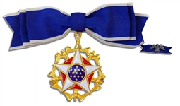 Presidential Medal of Freedom Awarded to Martha Raye for Her Service to the Troops During WWII, the Korean War and Vietnam -- The Highest Civilian Award of the United States and Scarce at Auction