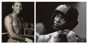 Muhammad Ali Personally Worn and Signed Hand Wrap From 1958 as Cassius Clay During His Amateur Career in Louisville, KY -- With COAs From Craig Hamilton & Peter Morkovin