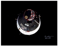 Frank Borman Signed 20'' x 16'' Photo of the Gemini 7 Spacecraft