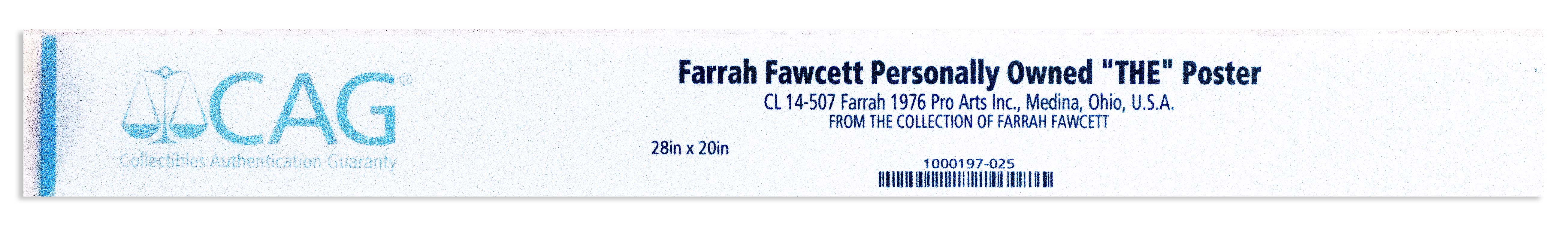 Lot Detail - Farrah Fawcett's 