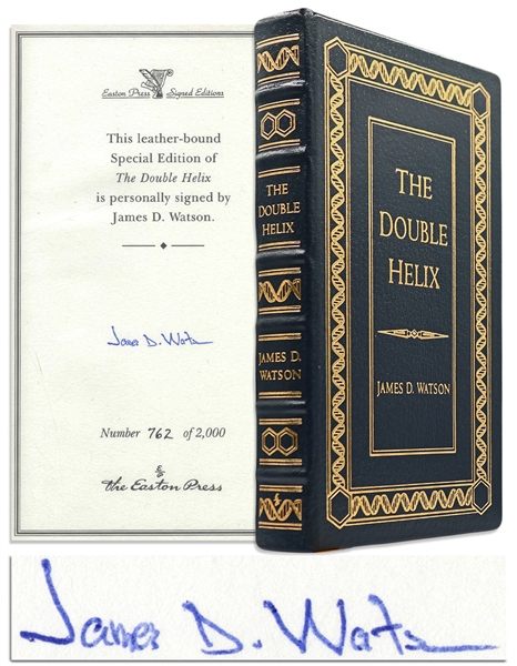 Nobel-Prize Winning DNA Co-Founder James Watson Signed Deluxe Limited Edition of The Double Helix