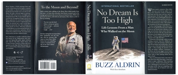 Buzz Aldrin Signed First Edition of His Autobiography, ''No Dream Is Too High''