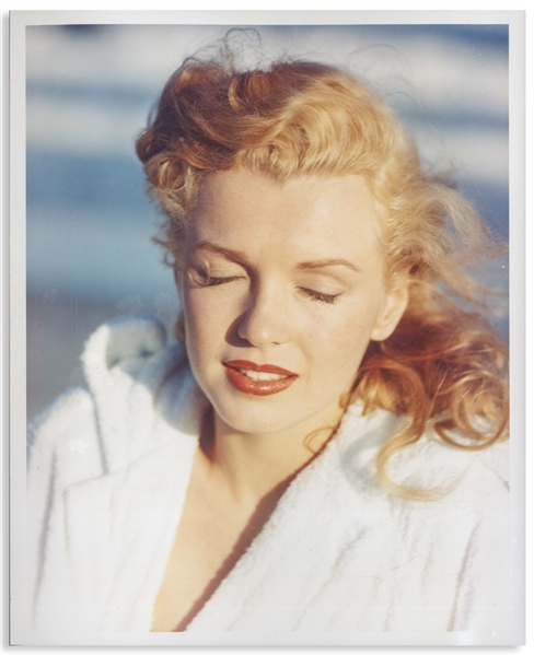 Original 8 x 10 Photograph of Marilyn Monroe Taken by Andre de Dienes in 1949 -- From the Tobay Beach Photo Session