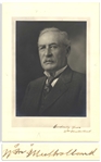 Rare Portrait Photo Signed by William Mulholland, Icon of Early Los Angeles