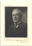 Rare Portrait Photo Signed by William Mulholland, Icon of Early Los Angeles