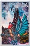 Original Rolling Stones Poster, Owned by Ian Stewart, for Their Cancelled Cardiff and Pembroke Castles Concert in 1973 -- The Most Collectible Rolling Stones Poster, Owned by an Original Member