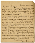 Abraham Lincoln Assassination Letter From the Lead Detective -- ...Clampitt [Mary Surratts defense lawyer] was little more than a big mouthed political rounder...