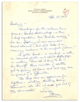 Mary Astor Autograph Letter Signed -- ''...Now all I have to do is dig through three months of clutter, get to feeling at home and sit my ass in front of a typewriter...''