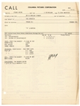 Moe Howard's Signed Script for The Three Stooges 1952 Film ''Bubble Trouble'' -- Signed by Moe on Front Cover