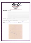 John Lennon Signature, Without Inscription -- Acquired in 1974 in Las Vegas During Lennon's ''Lost Weekend'' -- With Roger Epperson COA.