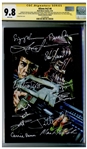 Aliens Cast-Signed Comic #4, Graded 9.8 -- Signed by 12 Key Cast Members Including Sigourney Weaver and Bill Paxton