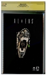''Aliens'' Cast-Signed Comic #4, Graded 9.8 -- Signed by 12 Key Cast Members Including Sigourney Weaver and Bill Paxton