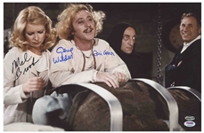 Young Frankenstein Cast-Signed 20 x 16 Photo, Showing the Actors in a Candid Pose -- With PSA/DNA COA