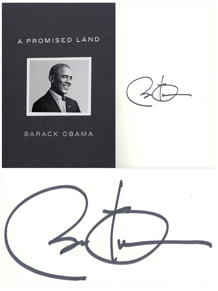 Barack Obama Signed Deluxe First Edition of A Promised Land