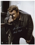 Gene Hackman Signed 16'' x 20'' Photo as Popeye Doyle From ''The French Connection''