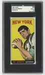 Joe Namath 1965 Topps Rookie Card #122 -- Graded SGC Very Good-Excellent+ 4.5