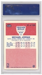 Michael Jordan 1986 Fleer Rookie Card #57 -- PSA Graded Near Mint 7