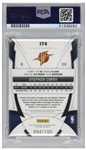 Stephen Curry 2009 Panini Certified Mirror Red Freshman Fab Signature Card #176 -- Curry's Rookie Year -- Limited Edition of 100 -- Graded PSA Gem Mint 10