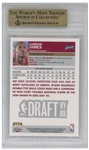 LeBron James 2003 Topps Chrome Rookie Card #111 -- BGS Graded Gem Mint 9.5