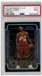 LeBron James 2003 Bowman R&S Chrome Refractor Rookie Card #123 -- PSA Graded Mint 9
