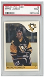 Mario Lemieux 1985 O-Pee-Chee Rookie Card #9 -- PSA Graded Mint 9