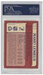Mario Lemieux 1985 O-Pee-Chee Rookie Card #9 -- PSA Graded Mint 9