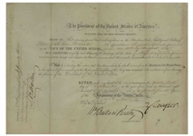 Zachary Taylor Naval Appointment Signed as President -- The Third Rarest Autograph as President