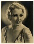 Thelma Todd Signed 11'' x 14'' Photo by Photographer John Miehle