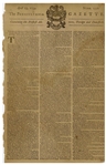 The Pennsylvania Gazette Newspaper Printed by Benjamin Franklin From 1754 -- Full 6pp. Issue With Numerous Slave Advertisements