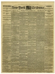 New-York Tribune Newspaper From 19 December 1865 Reporting on Adoption of the 13th Amendment Ending Slavery -- Neither slavery nor involuntary servitude...shall exist within the United States