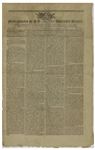 Massachusetts Spy Newspaper With President George Washingtons State of the Union Address in 1794 -- Washington Addresses the Whiskey Rebellion: citizens...capable of an insurrection