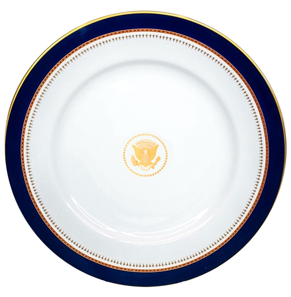 Ronald Reagan White House China Service Plate -- Near Fine Condition