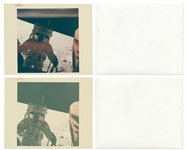 Lot of 20 NASA Photos Including 18 ''Red Number'' and 1 ''Blue Number'' Photos, All on ''A Kodak Paper'' -- Includes Iconic Apollo 11 ''Footprint'' Photo