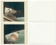 Lot of 20 NASA Photos Including 18 ''Red Number'' and 1 ''Blue Number'' Photos, All on ''A Kodak Paper'' -- Includes Iconic Apollo 11 ''Footprint'' Photo