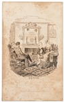 Charles Dickens First Edition, First Impression of ''Oliver Twist'' in Three Volumes -- With the ''Fireside'' Plate
