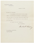 Large Herbert Hoover Archive -- Includes One Photo Signed by Hoover and 47 Letters Signed, Including One as President