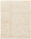 Lot of 5 Civil War Letters & CDV of 14th Connecticut Infantryman -- With Detailed, Lengthy Letter on Battle of Morton's Ford: ''...The regt lost in killed wounded & missing about 1/2 their number...''