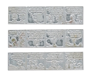 Original Printing Plates for Three Peanuts Comic Strips