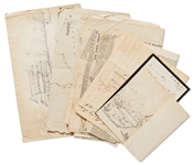 Incredible Archive of 19th Century Explorers -- Includes a David Livingstone Autograph Letter Signed During the Zambezi Expedition, Three Letters by Charles G. Gordon, Queen Victoria Signature, Etc.