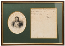 Napoleon Bonaparte Letter Signed as Emperor of France