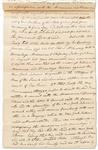 Petition of the Brothertown Indians to John Quincy Adams -- Signed by 32 Tribal Leaders Requesting Adams & the Senate Enforce the 1821 Treaty That Promised Land to the Tribe