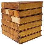 Edward Gibbons Six-Volume Set of ''The History of the Decline and Fall of the Roman Empire'' -- Most First Editions, Complete with Three Maps