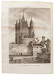 First Edition from 1808 of ''Tableau Historique et Pittoresque de Paris'' by Jacques Bins -- Large Three Quarto Volumes Presents the Illustrated History of Paris Through Its Monuments