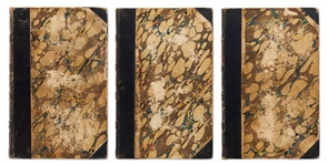 Charles Dickens First Edition, First Impression of ''Oliver Twist'' in Three Volumes -- With the ''Fireside'' Plate