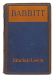 Sinclair Lewis Signed First Edition, First Printing of ''Babbitt''