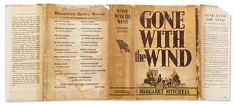 Margaret Mitchell First Edition, First Printing of ''Gone With the Wind'' -- Housed in Rare First Printing Dust Jacket