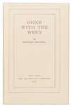 Margaret Mitchell First Edition, First Printing of ''Gone With the Wind'' -- Housed in Rare First Printing Dust Jacket