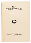 Ernest Hemingway's ''Men Without Women'' First Edition, First Printing